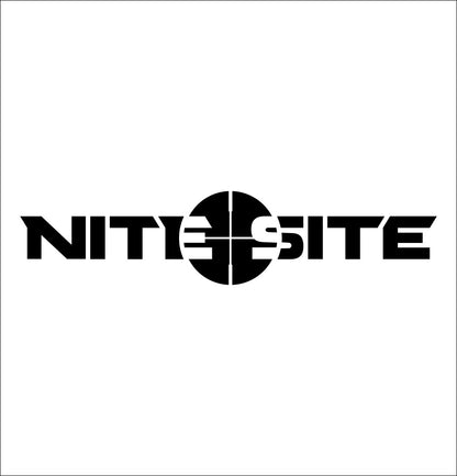 Nite Site  decal, fishing hunting car decal sticker