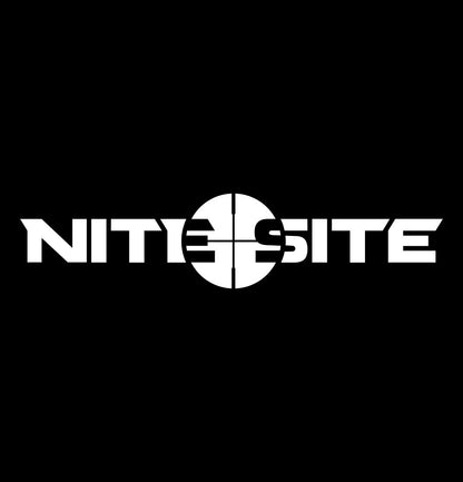 Nite Site  decal, fishing hunting car decal sticker