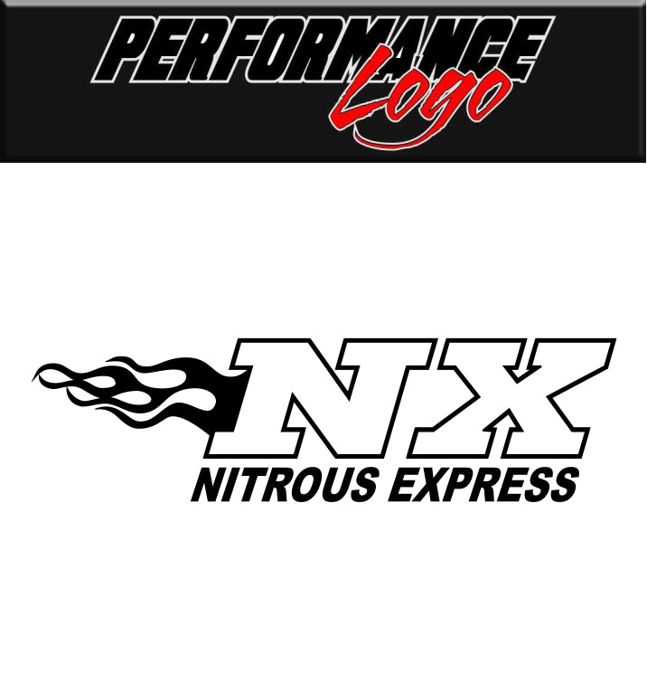 Nitrous Express decal, performance decal, sticker