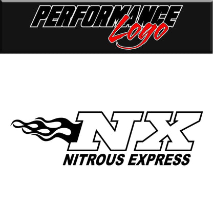 Nitrous Express decal, performance decal, sticker