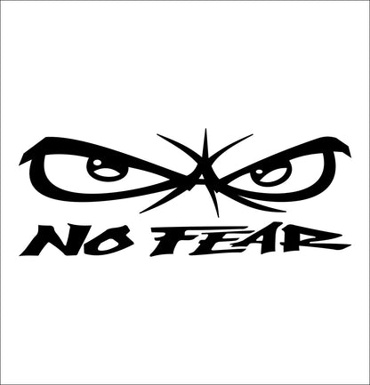 no fear decal, car decal sticker