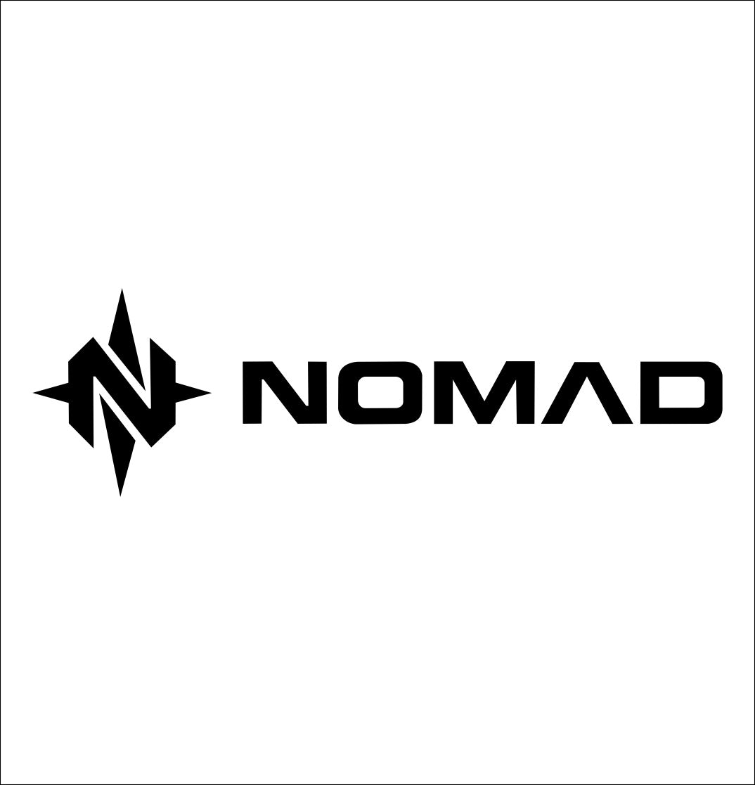 nomad outdoor decal, car decal sticker