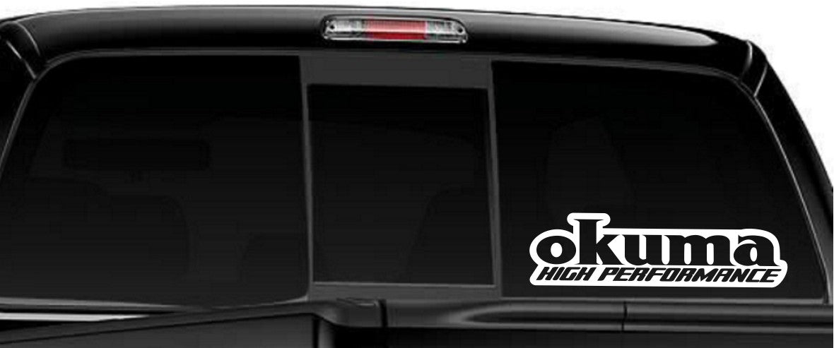 Okuma Fishing decal, sticker, car decal