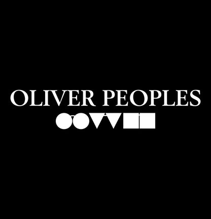 Oliver Peoples decal, car decal sticker