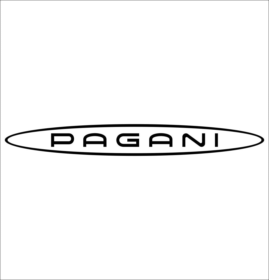 Pagani decal, sticker, car decal