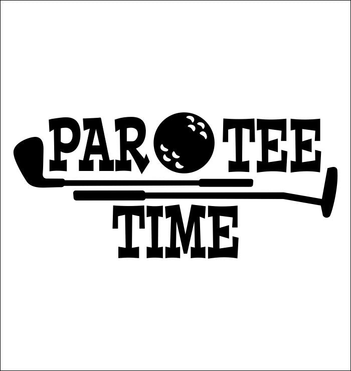 Par Tee Time decal