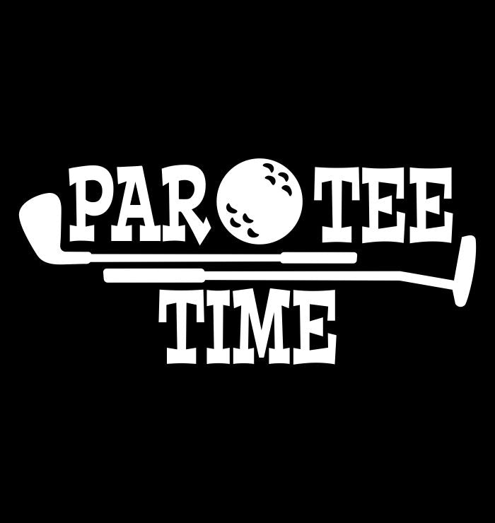 Par Tee Time decal