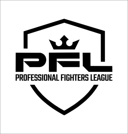 PFL decal, mma boxing decal, car decal sticker