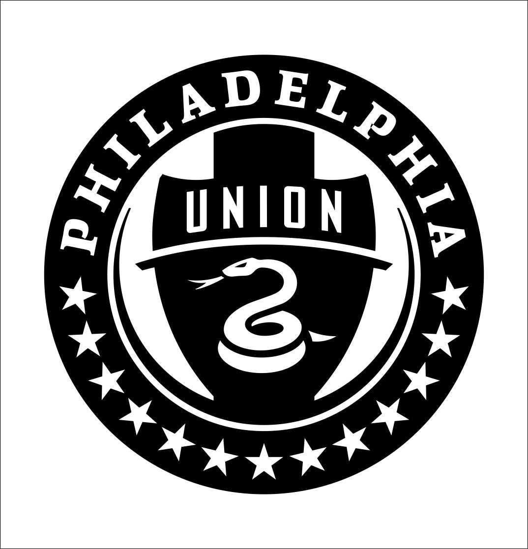 Philadelphia Union decal, car decal sticker