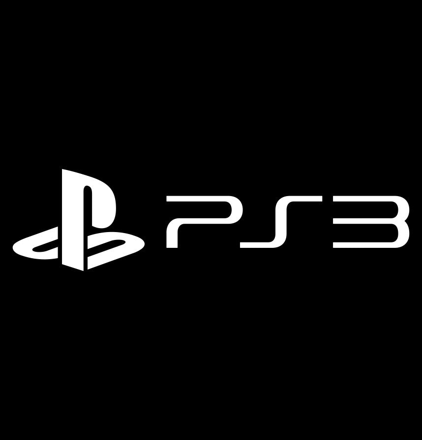 PlayStation PS3 decal, video game decal, sticker, car decal