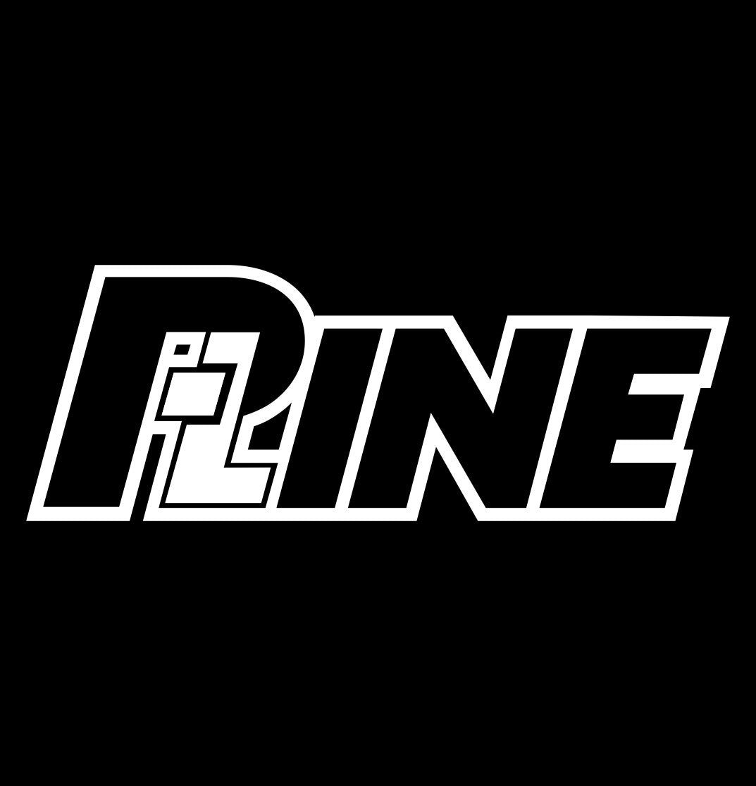 P Line decal, fishing hunting car decal sticker