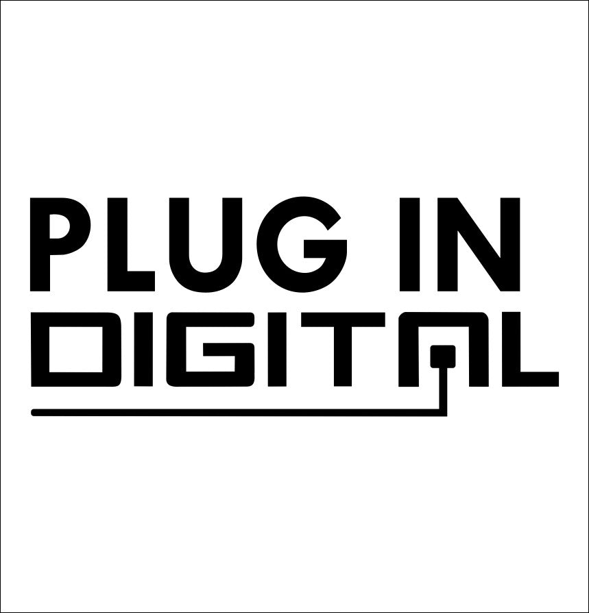 Plug In Digital decal, video game decal, sticker, car decal