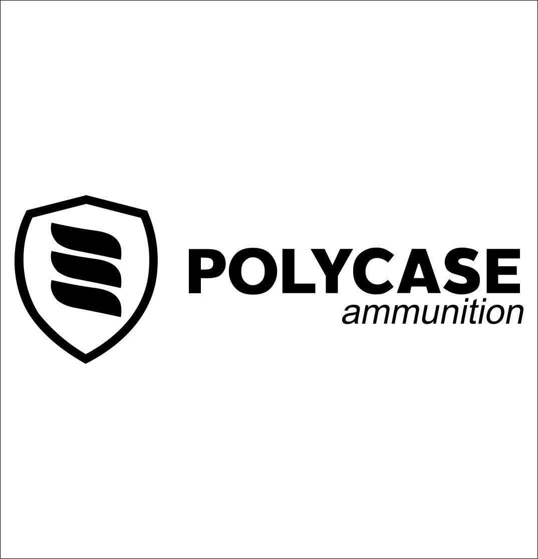 Polycase decal, firearm decal, car decal sticker