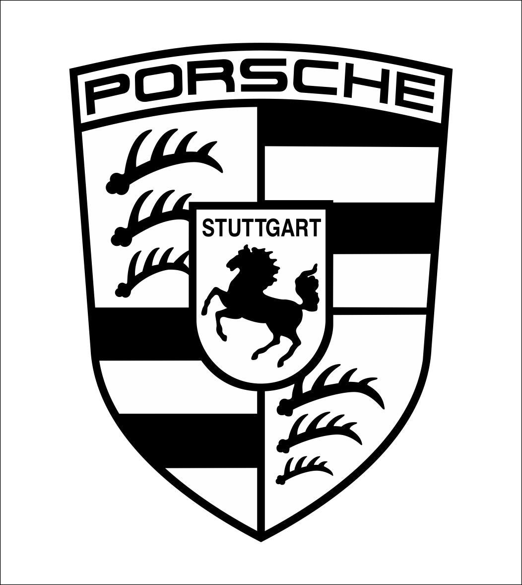 Porsche decal, sticker, car decal