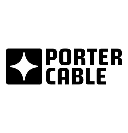 porter cable decal, car decal sticker