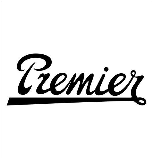 Premier Guitar decal, music instrument decal, car decal sticker