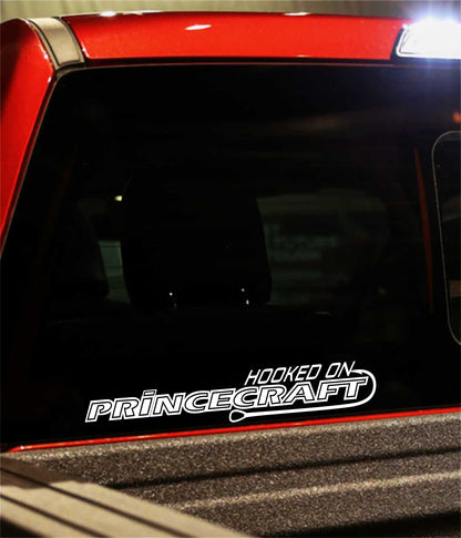 princecraft decal, car decal, fishing sticker