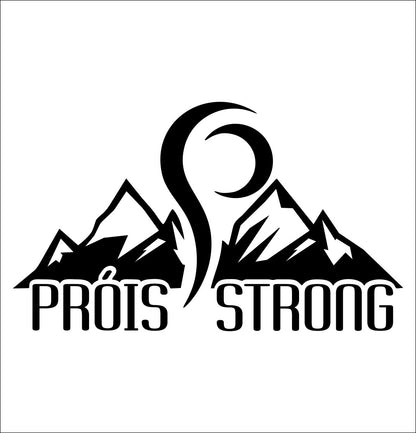 Prois Strong decal, fishing hunting car decal sticker