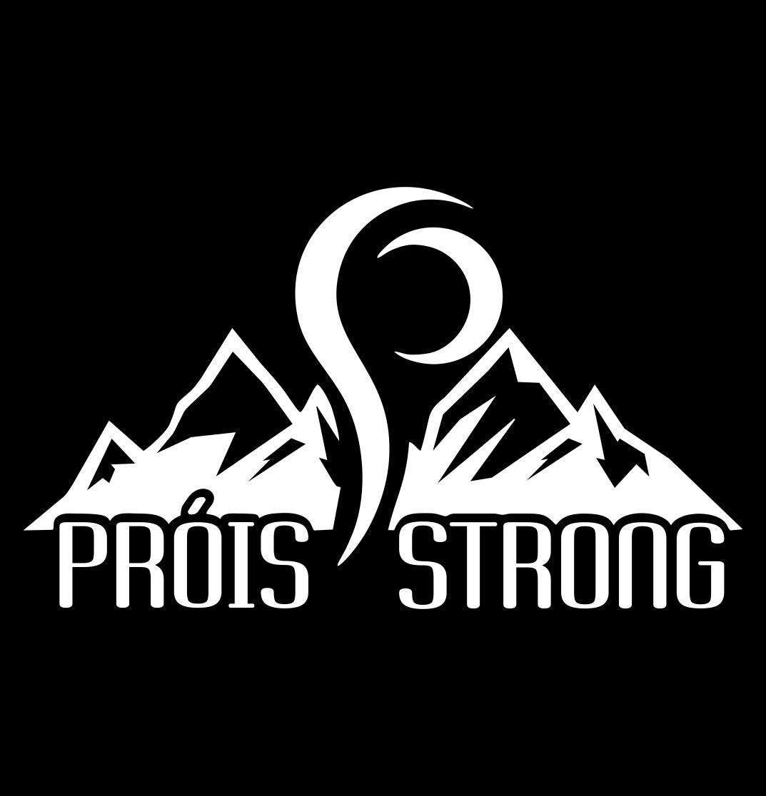 Prois Strong decal, fishing hunting car decal sticker