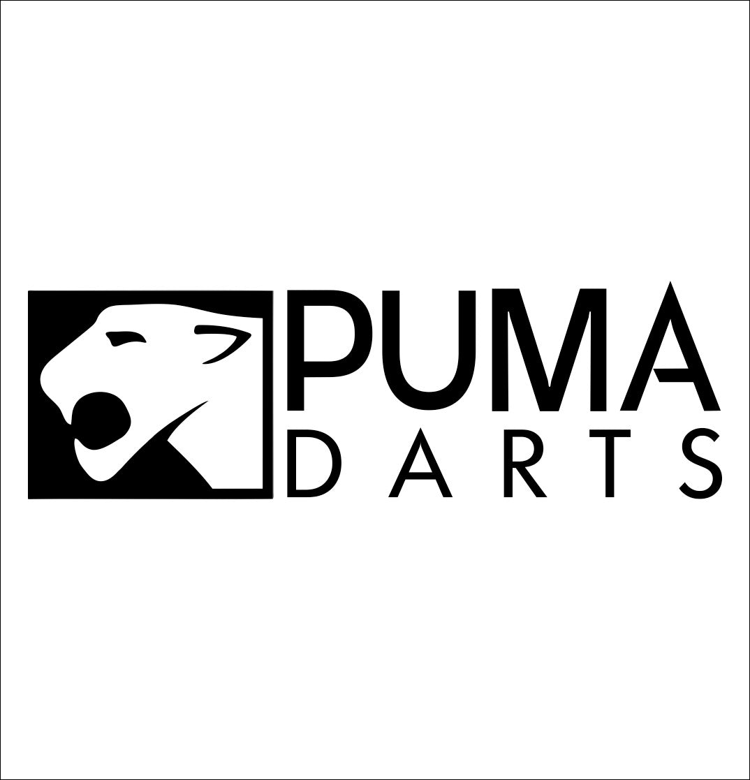 Puma Darts decal, darts decal, car decal sticker