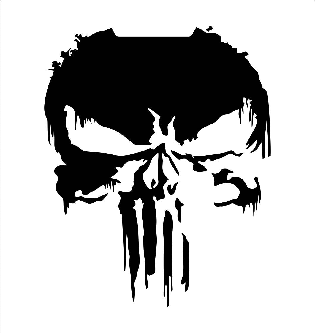 Punisher decal B – North 49 Decals