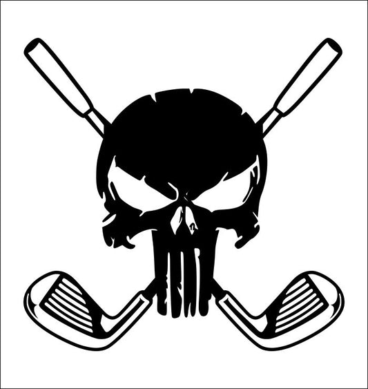 Punisher Golf  decal