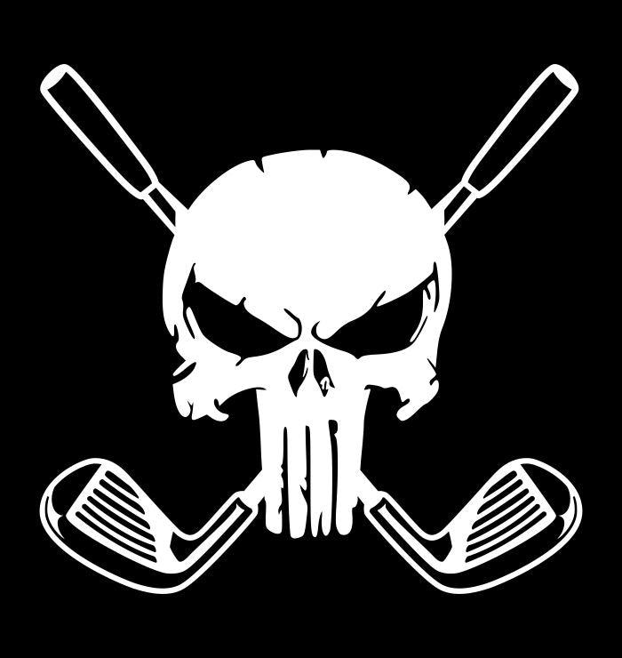 Punisher Golf decal