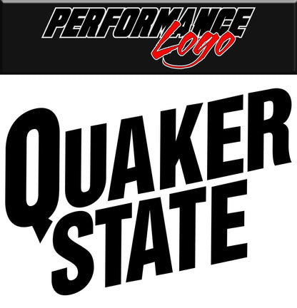 Quaker State decal, performance decal, sticker