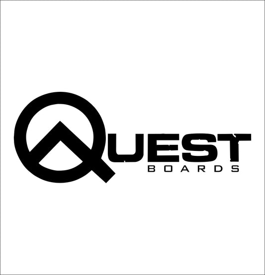 Quest Boards decal, skateboarding decal, car decal sticker