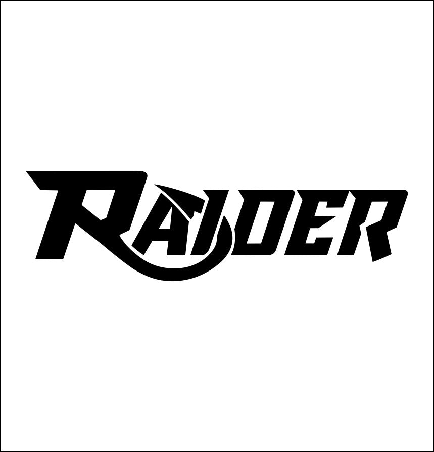 Raider Boats decal, fishing hunting car decal sticker