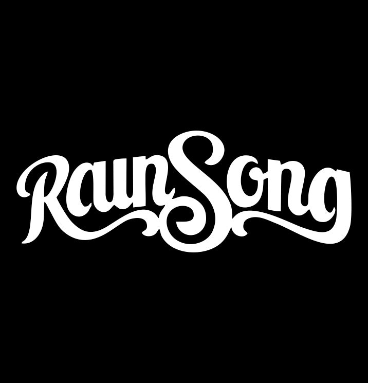 Rainsong decal, music instrument decal, car decal sticker