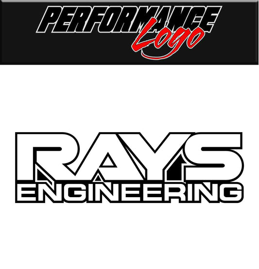 Rays Enigineering decal, performance decal, sticker