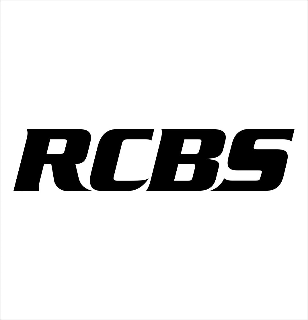 RCBS decal, firearm decal, car decal sticker