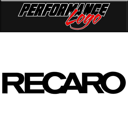 Recaro decal, performance decal, sticker