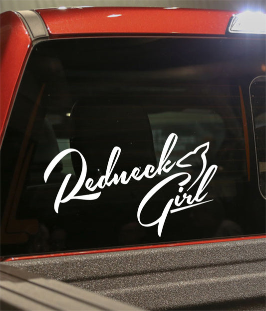 Redneck girl redneck decal - North 49 Decals