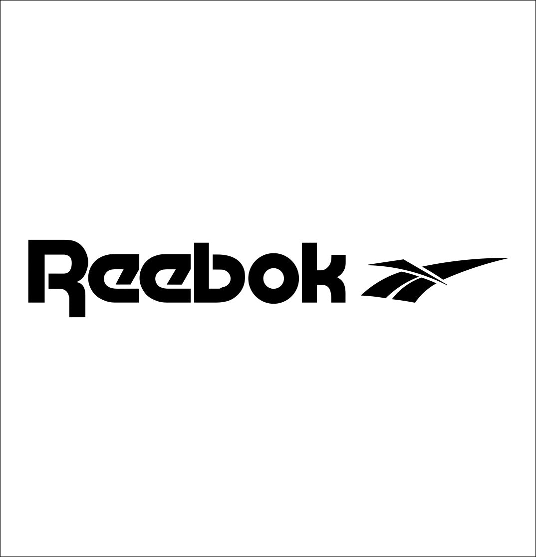 reebok decal, car decal sticker