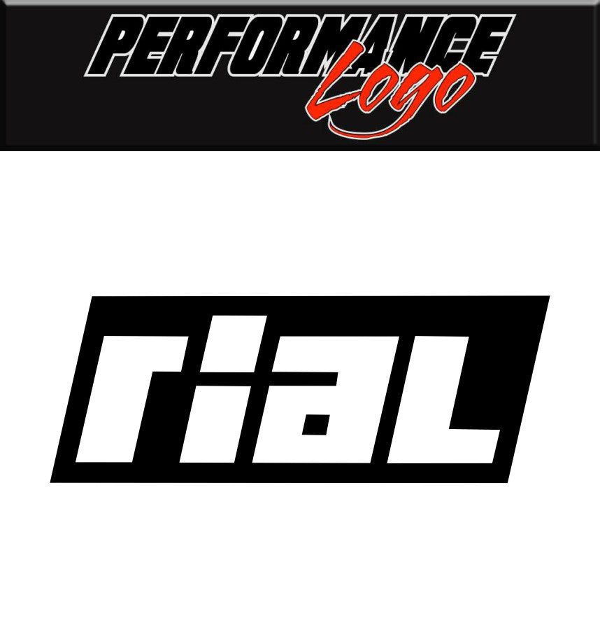 Rial Wheels decal, performance car decal sticker