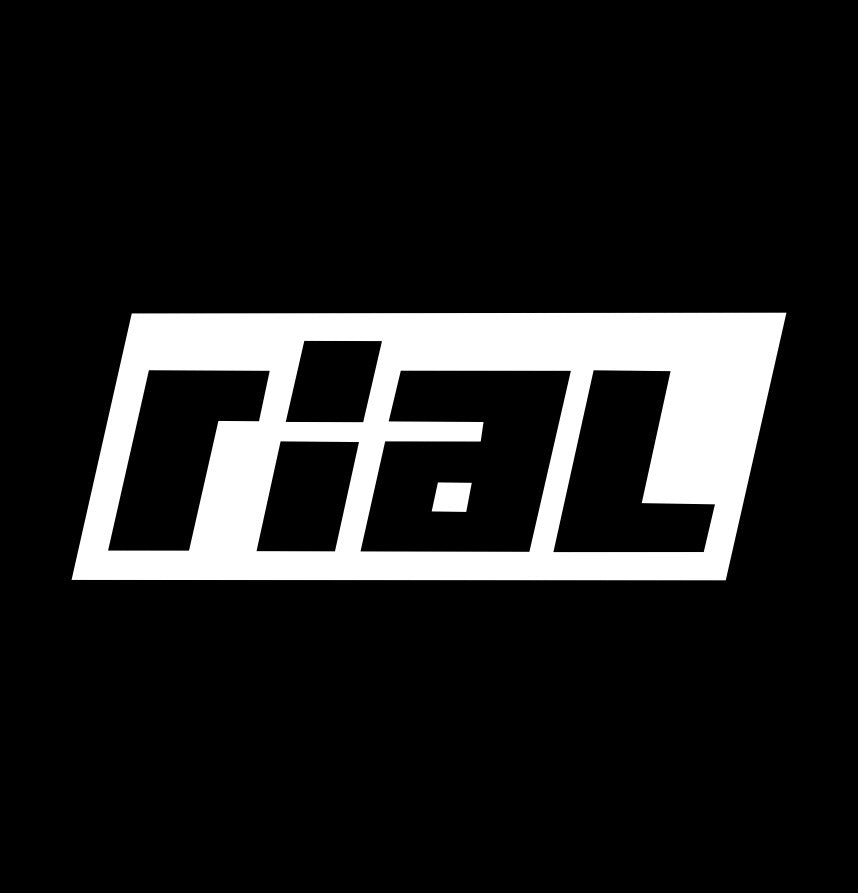 Rial Wheels decal, performance car decal sticker