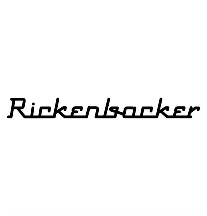 Rickenbacker decal, music instrument decal, car decal sticker