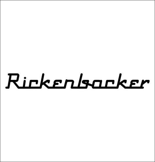 Rickenbacker decal, music instrument decal, car decal sticker