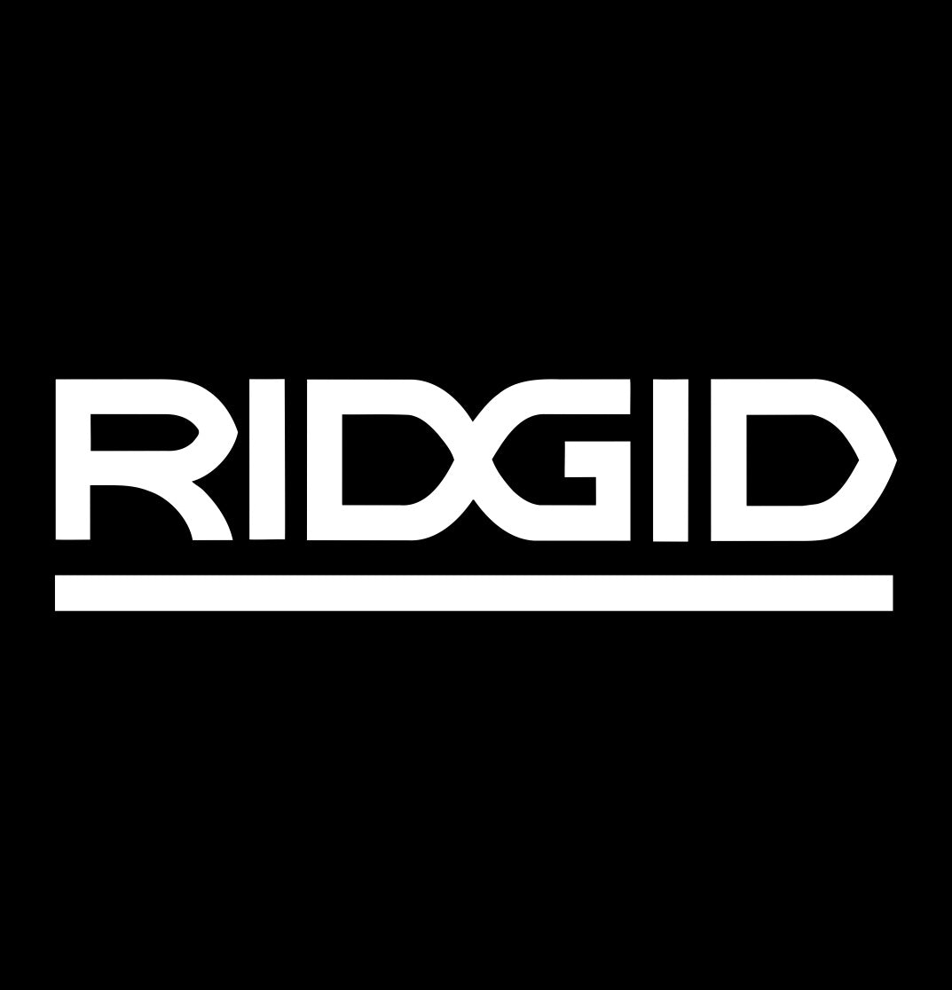 ridgid decal, car decal sticker