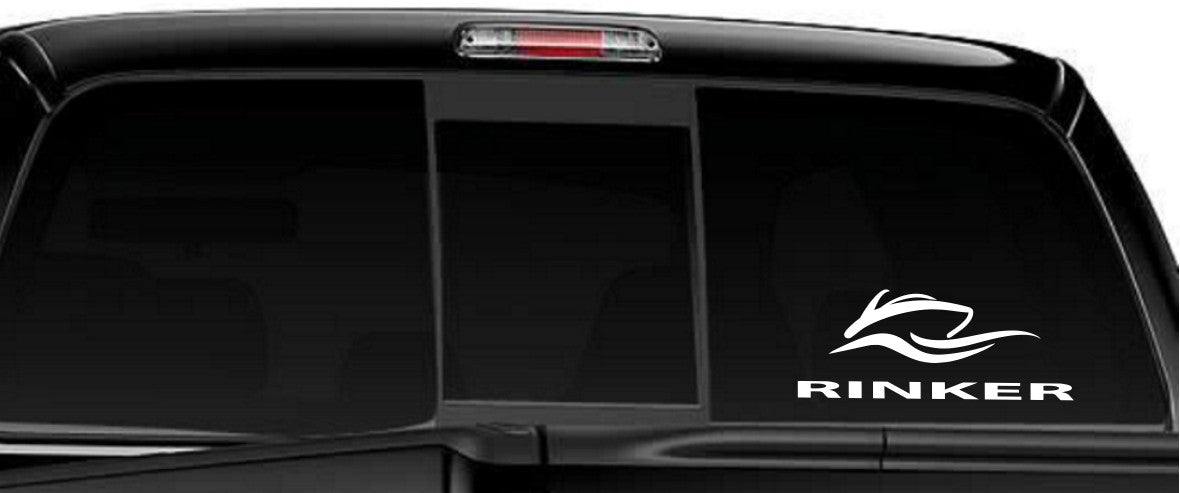 Rinker Boats decal, sticker, car decal