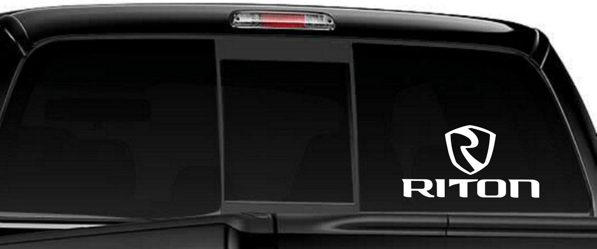 Riton Optics decal, sticker, car decal