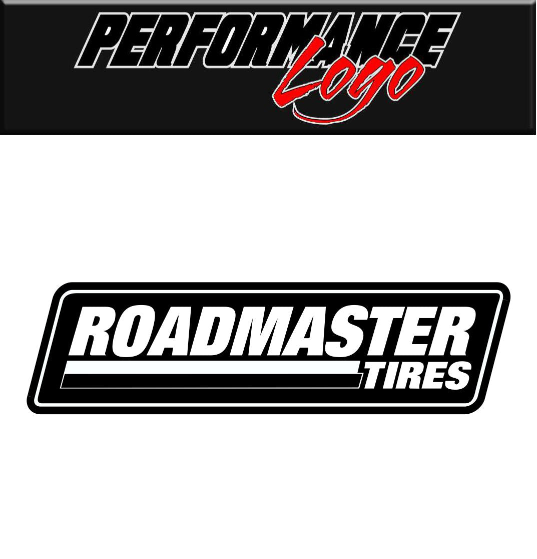 Roadmaster Tires decal, performance decal, sticker