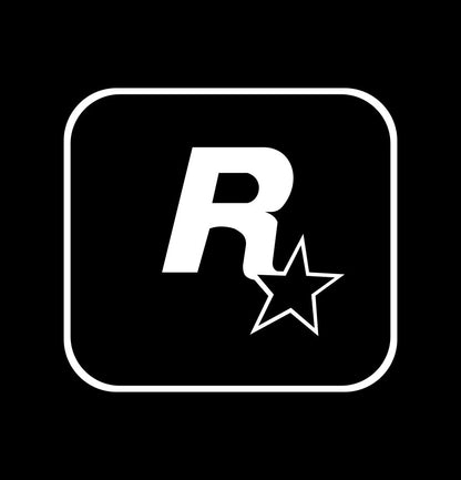 Rockstar Games decal, video game decal, sticker, car decal