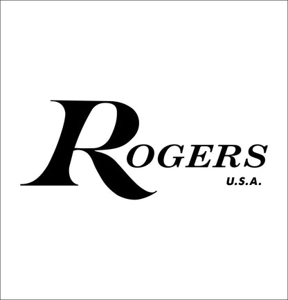 Rogers Drums decal, music instrument decal, car decal sticker