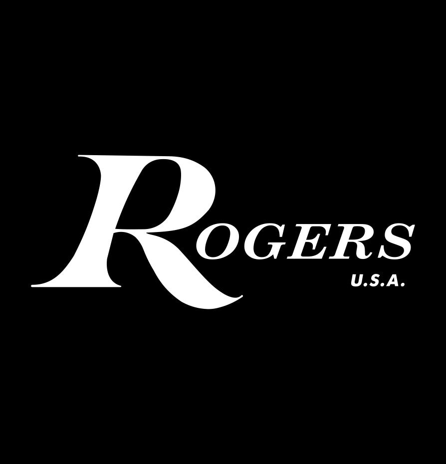 Rogers Drums decal, music instrument decal, car decal sticker