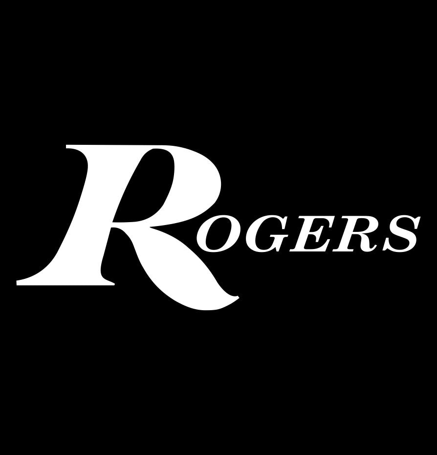 Rogers Drums decal, music instrument decal, car decal sticker