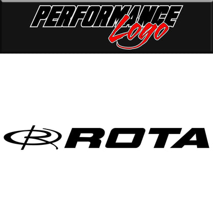 Rota decal, performance decal, sticker