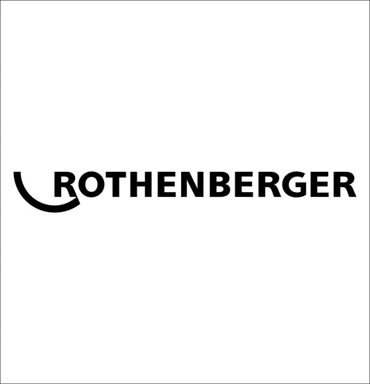 rothenberger decal, car decal sticker